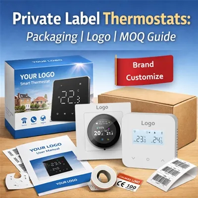 Thermostat Label Prive: Anbalaj, Logo ak Gid MOQ